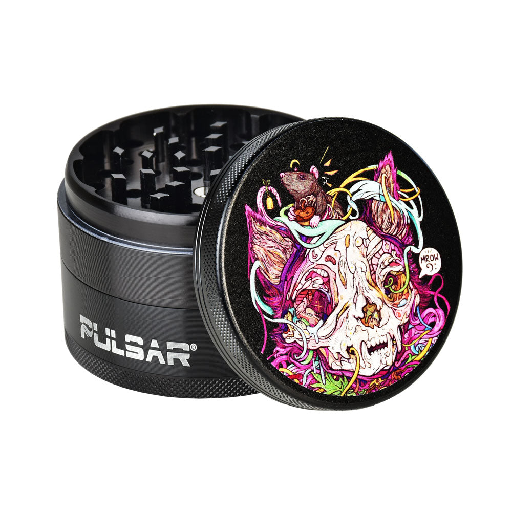 Pulsar 2.5” Metal 4-Piece Grinder - Multiple Designs!