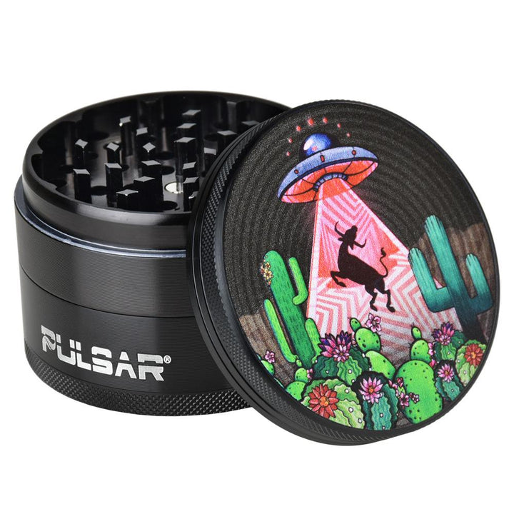 Pulsar 2.5” Metal 4-Piece Grinder - Multiple Designs!