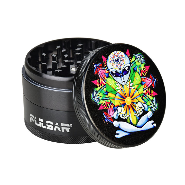 Pulsar 2.5” Metal 4-Piece Grinder - Multiple Designs!