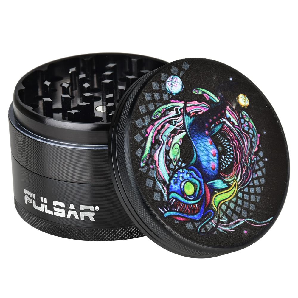 Pulsar 2.5” Metal 4-Piece Grinder - Multiple Designs!