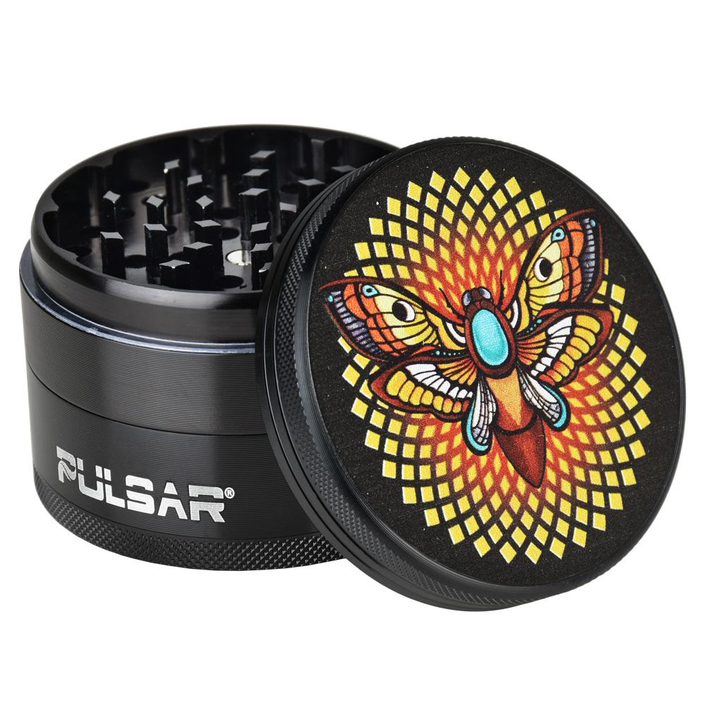 Pulsar 2.5” Metal 4-Piece Grinder - Multiple Designs!