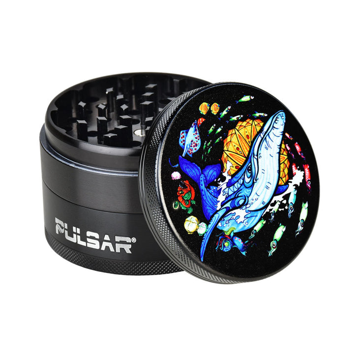 Pulsar 2.5” Metal 4-Piece Grinder - Multiple Designs!