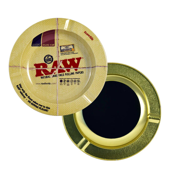 RAW Round Metal Magnetic AshTray