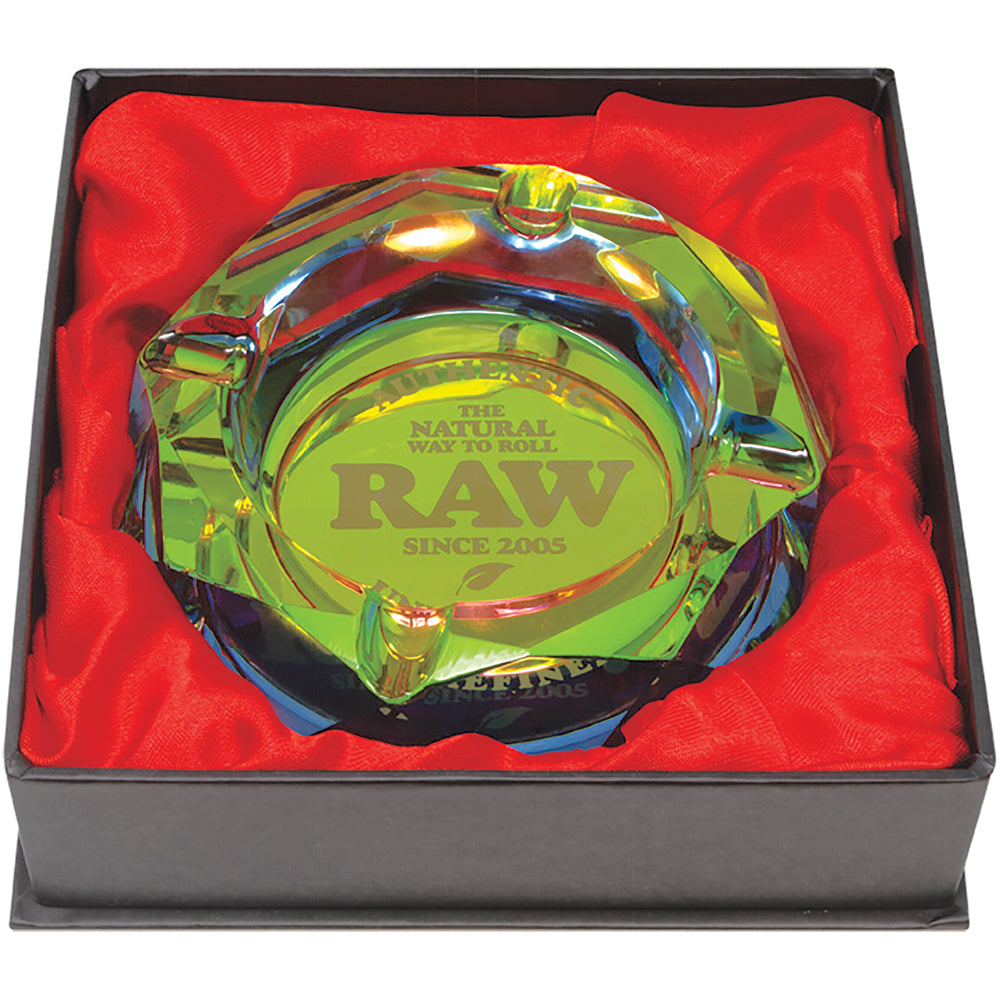 RAW 'Rainbow' Glass Ash Tray