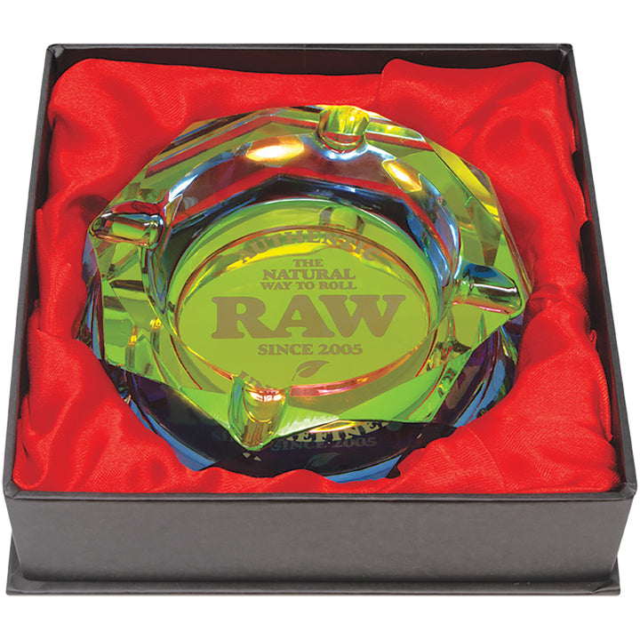 RAW 'Rainbow' Glass Ash Tray