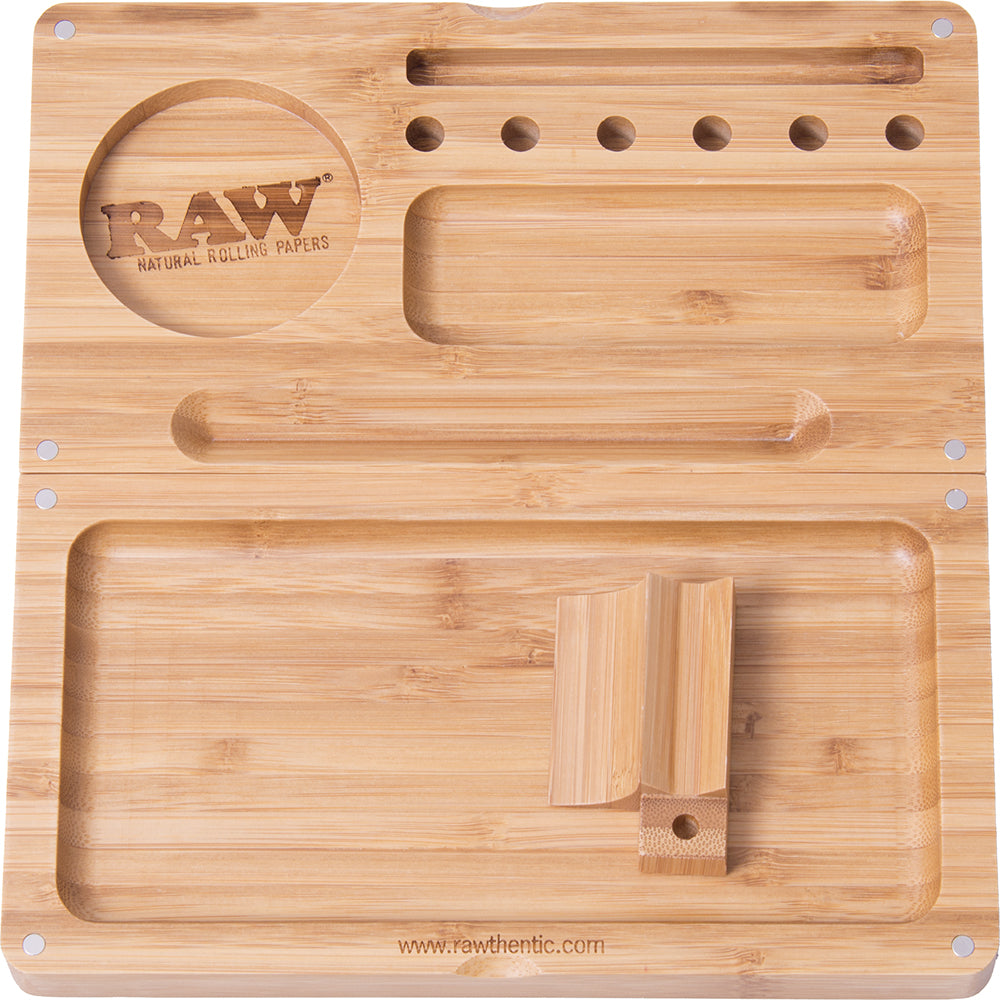 RAW Flipback Bamboo Rolling Tray