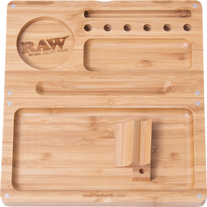 RAW Flipback Bamboo Rolling Tray