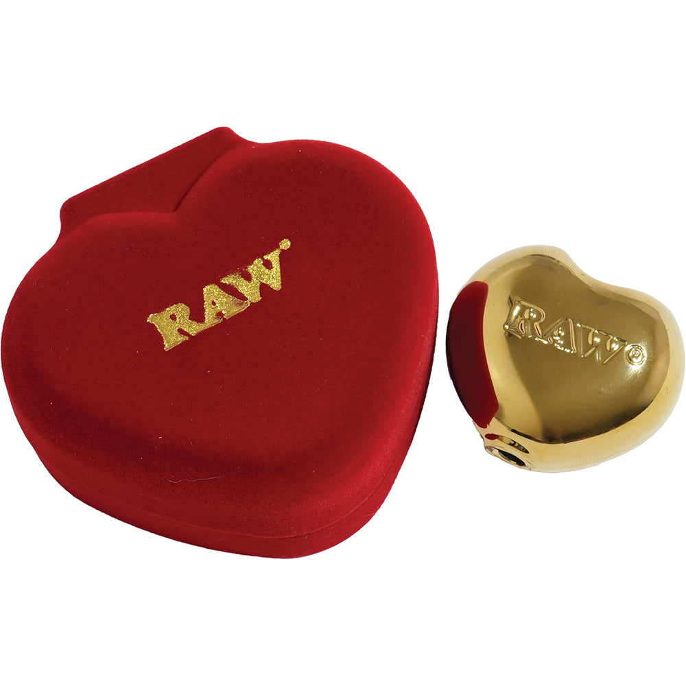 RAW Gold Glass Heart Cone Holder (Limited Edition)
