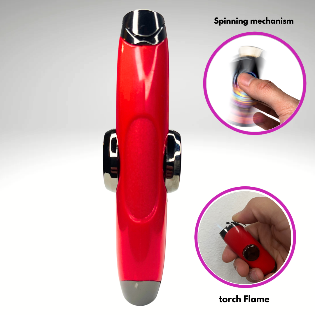 Red Fidget Torch Lighter