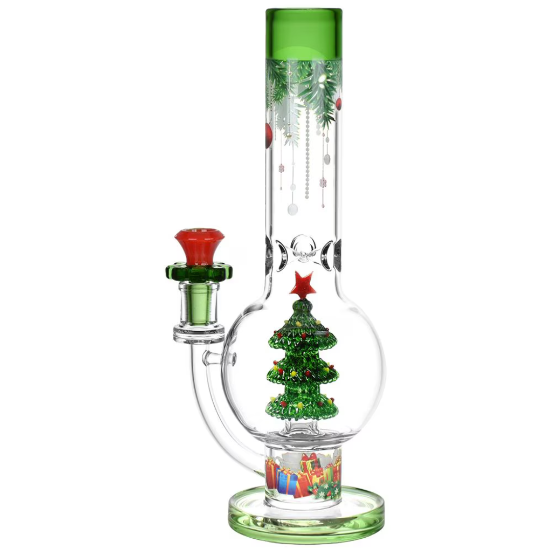 Christmas Cheer Glass Bong