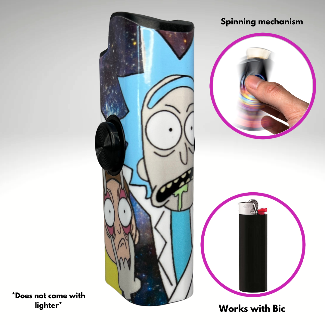 Fidget Spinner Lighter Case (R&M)