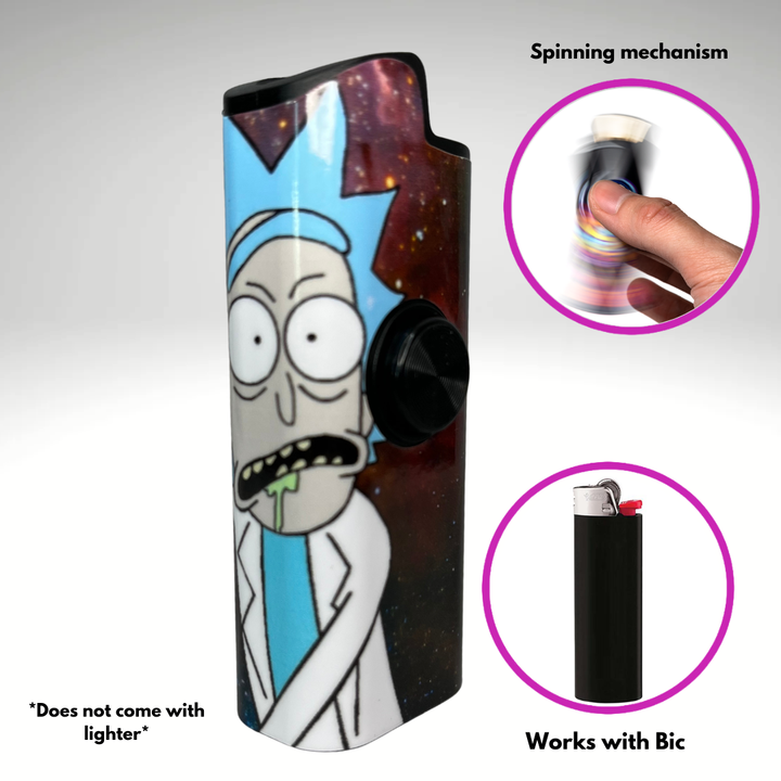 Fidget Spinner Lighter Case (R&M)