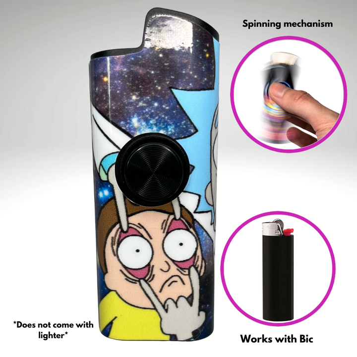 Fidget Spinner Lighter Case (R&M)