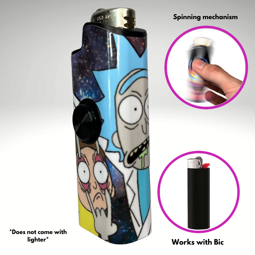 Fidget Spinner Lighter Case (R&M)