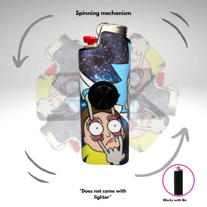 Fidget Spinner Lighter Case (R&M)