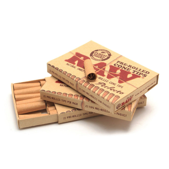 Raw® Perfecto Pre-Rolled Cone Tips (21 Pack)