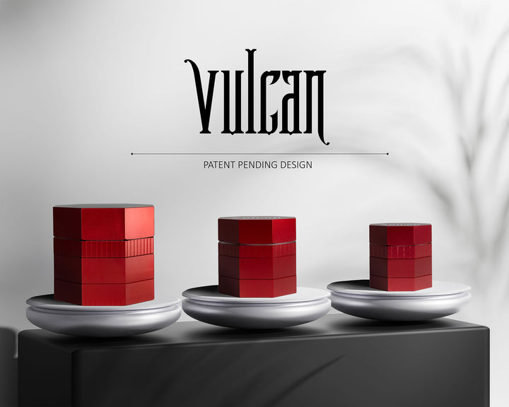 Vulcan 4-Piece Grinder 1.8" (Red)