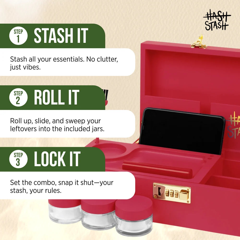 HashStash OG Stash Box (Red)