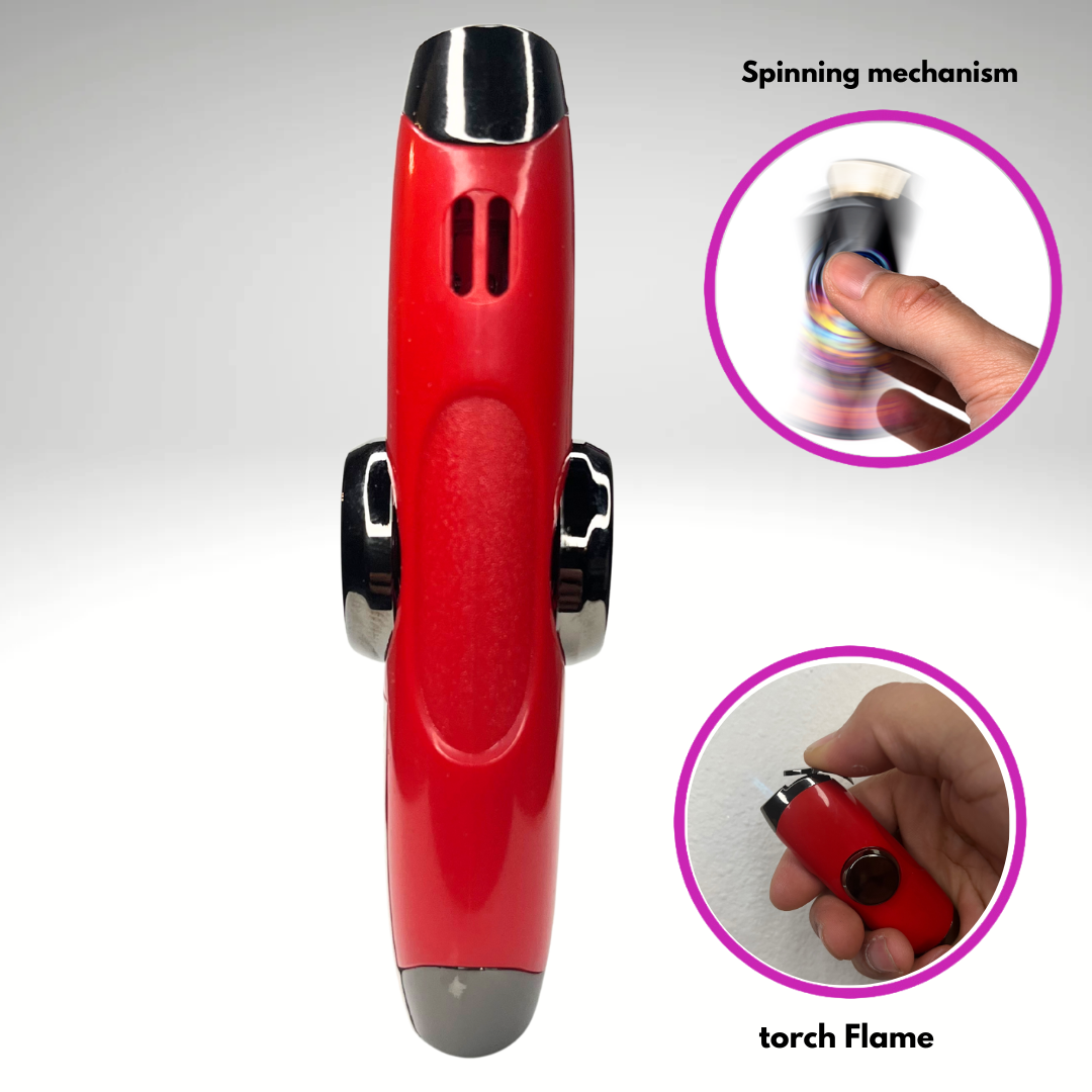 Red Fidget Torch Lighter