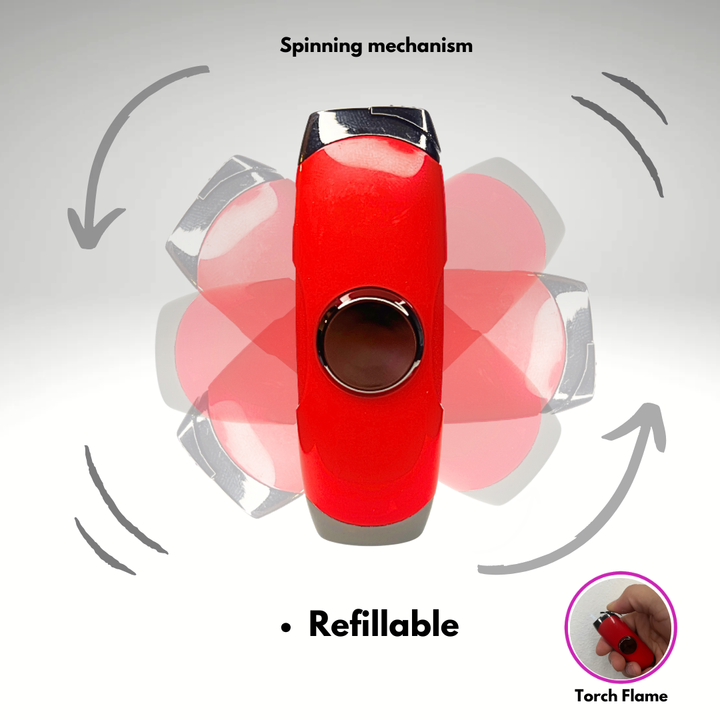 Red Fidget Torch Lighter