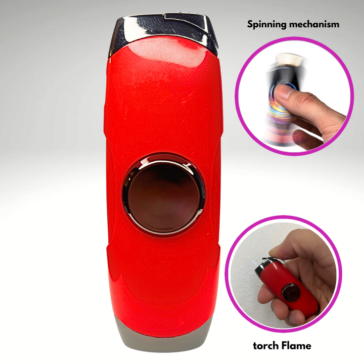 Red Fidget Torch Lighter