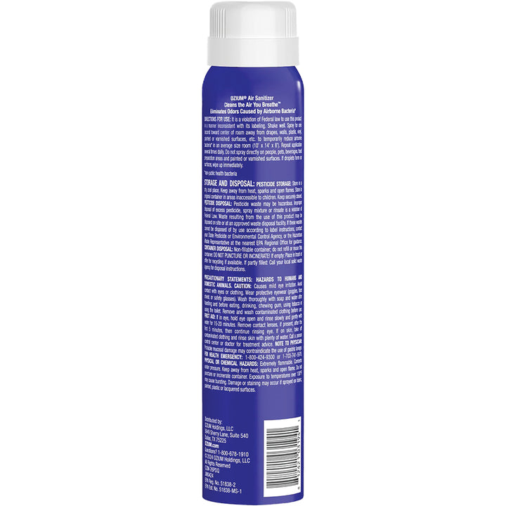 Ozium Air Sanitizer Spray 3.5oz (Carbon Black)