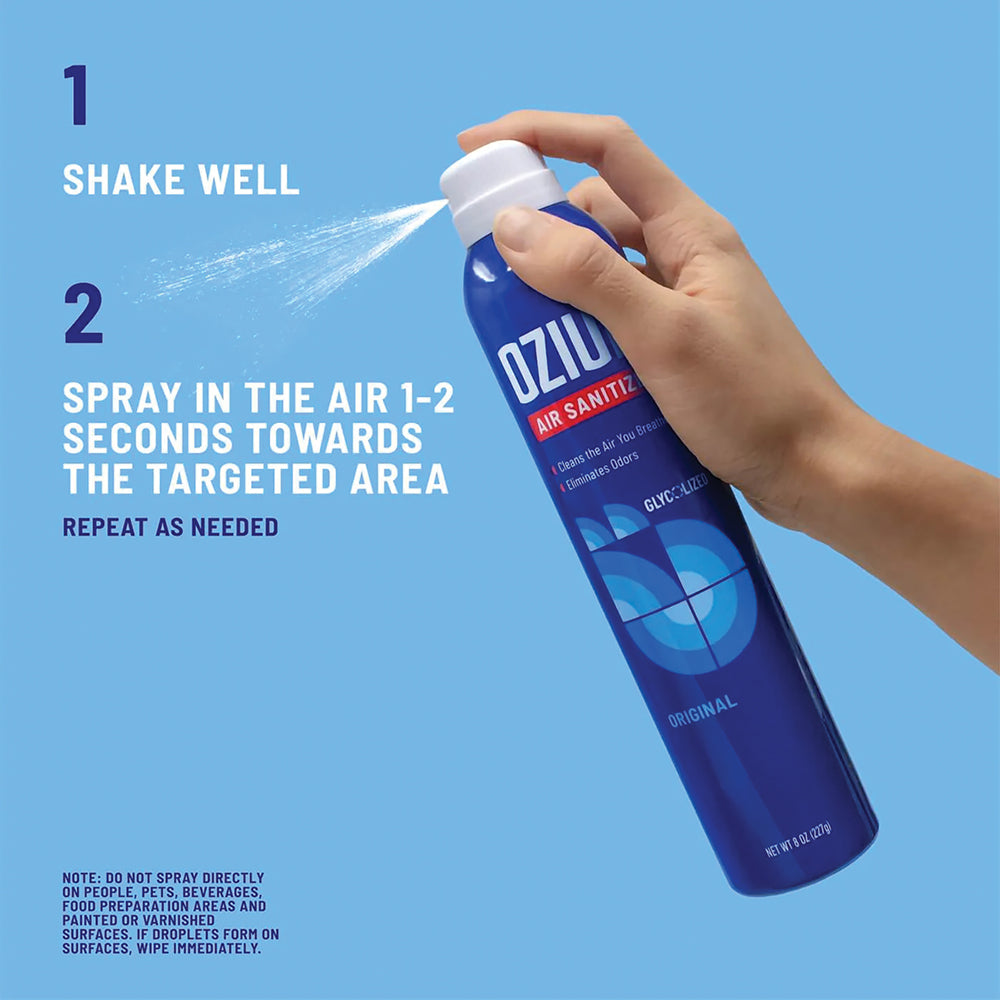 Ozium Air Sanitizer Spray 3.5oz (Carbon Black)