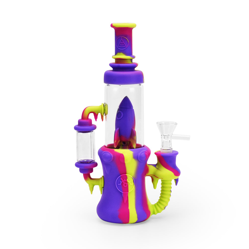 Ritual 8.5” Silicone Rocket Recycler Bong