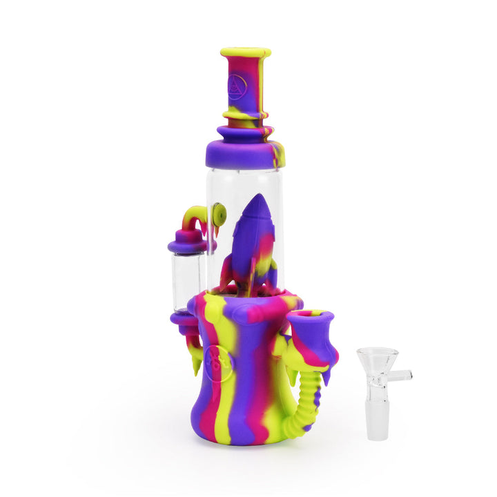 Ritual 8.5” Silicone Rocket Recycler Bong