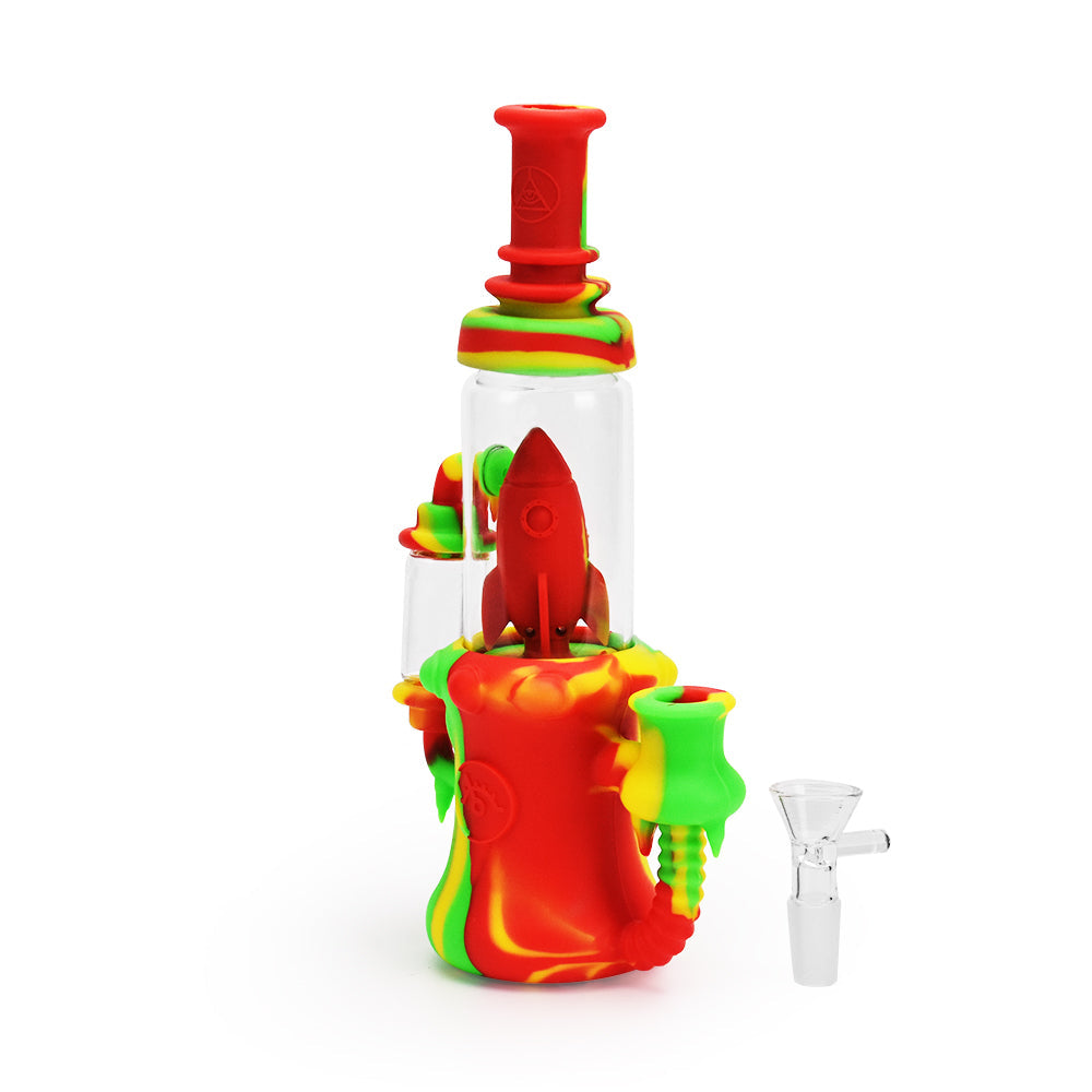 Ritual 8.5” Silicone Rocket Recycler Bong