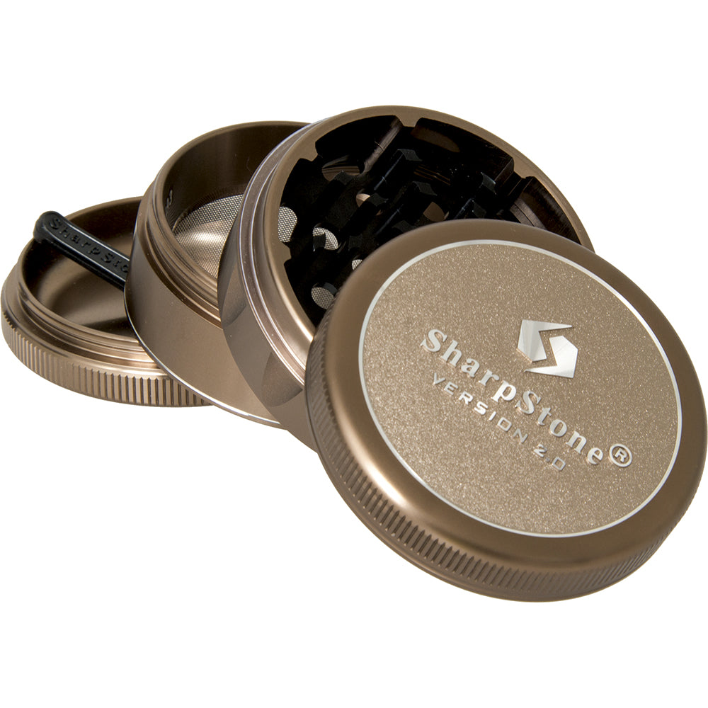 SharpStone 2.2" 4-Piece Grinder (Bronze)