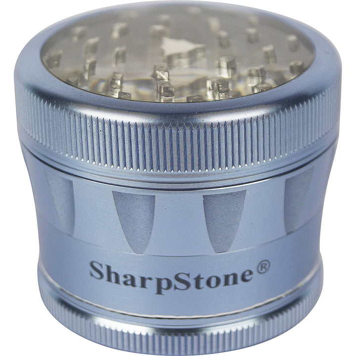 SharpStone Clear Top 2.5" 4-Piece Grinder (Blue)