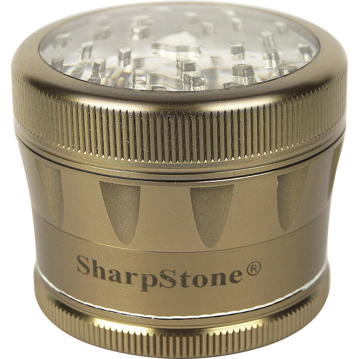 SharpStone Clear Top 2.5" 4-Piece Grinder (Bronze)