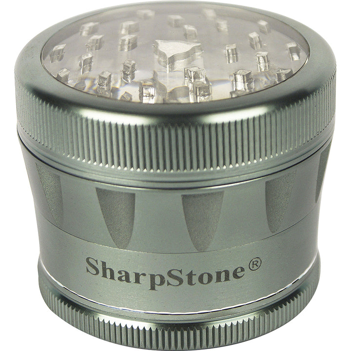 SharpStone Clear Top 2.5" 4-Piece Grinder (Green)