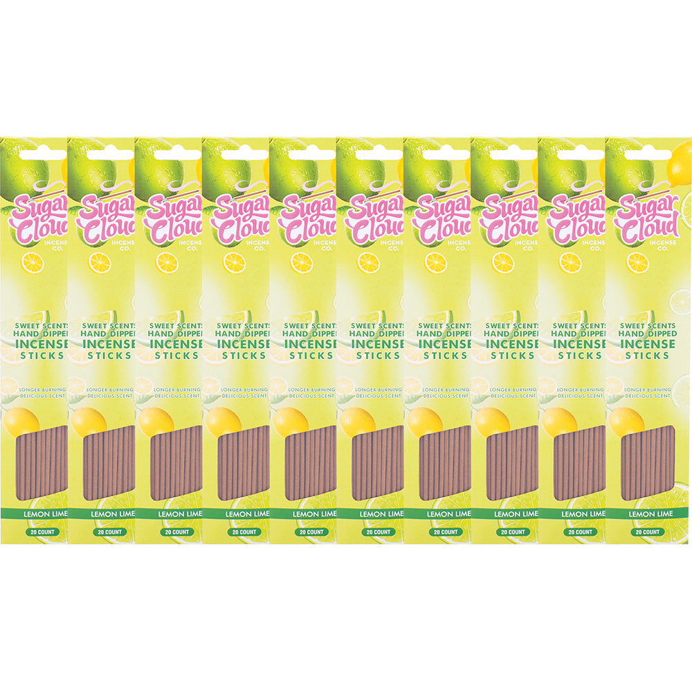 Lemon Lime Sugar Cloud Incense (200 sticks)