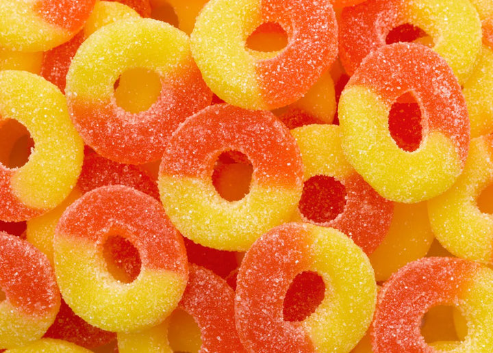 Full Spectrum CBD Peach Ring Gummies (500mg)