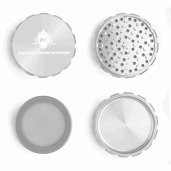 Kozo Grinder 4" (Silver)