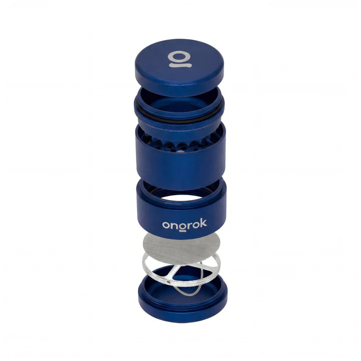 Ongrok 5-Piece Toothless Grinder 2.2" (Blue)