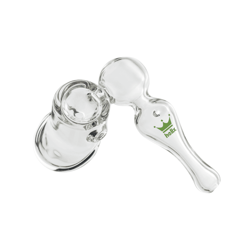 Helix Glass Solo Sidecar Pipe (Green)