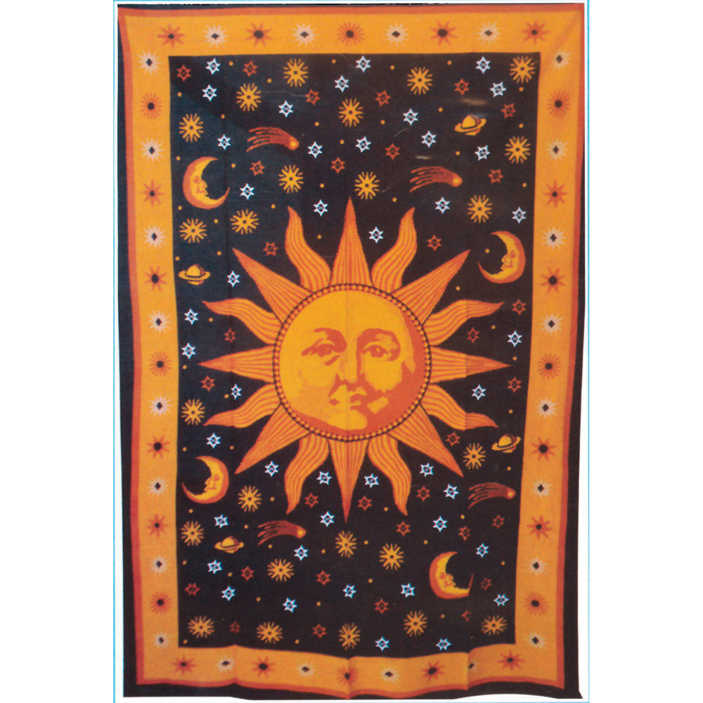 Golden Sun Tapestry