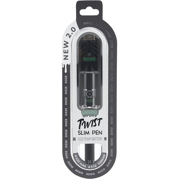 Ooze Slim Twist Vape Pen Battery 2.0 (Black)