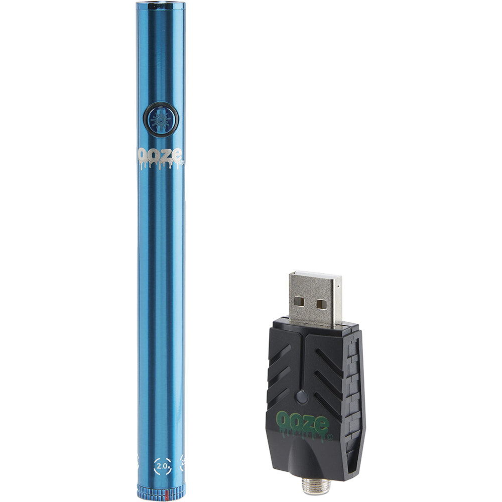 Ooze Slim Twist Vape Pen Battery 2.0 (Blue)