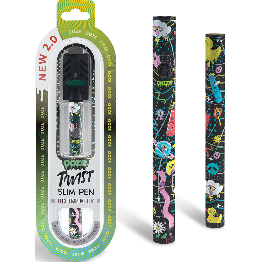 Ooze Slim Twist Vape Pen Battery 2.0 (Time Warp) SnowTree Ooze Slim Twist Vape Pen Battery 2.0 (Time Warp) SnowTree