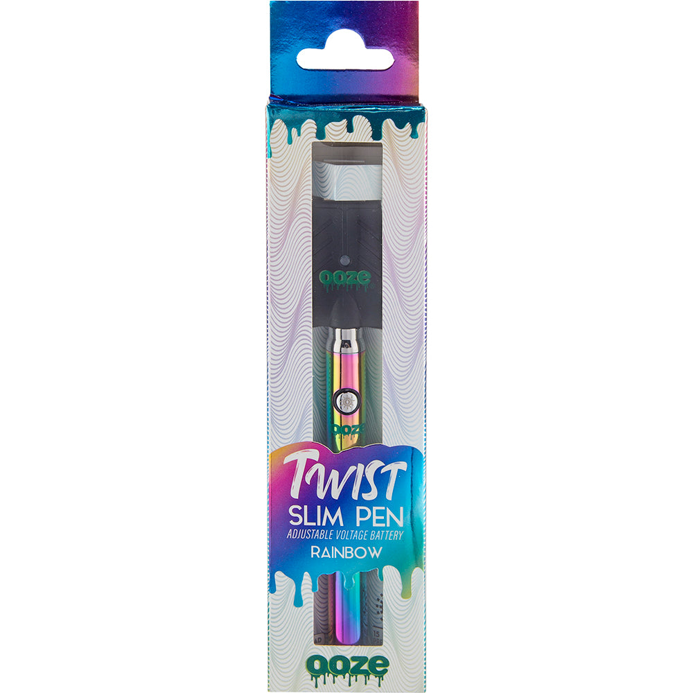 Ooze Slim Twist Vape Battery (Rainbow)