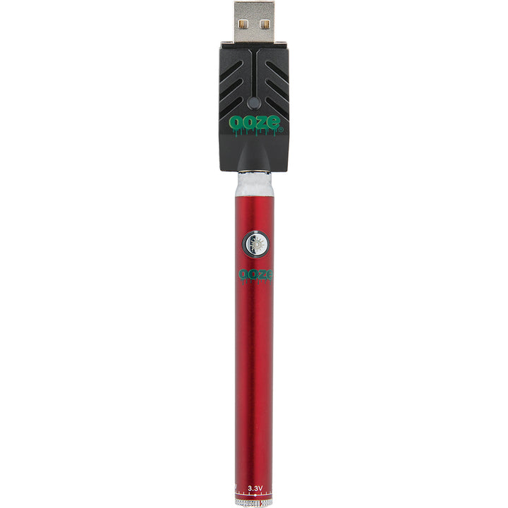 Ooze Slim Twist Vape Battery (Red)