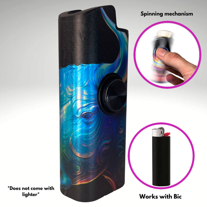 Fidget Spinner Lighter Case (Taurus)