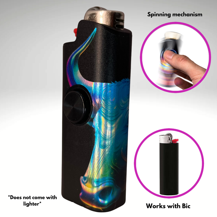 Fidget Spinner Lighter Case (Taurus)