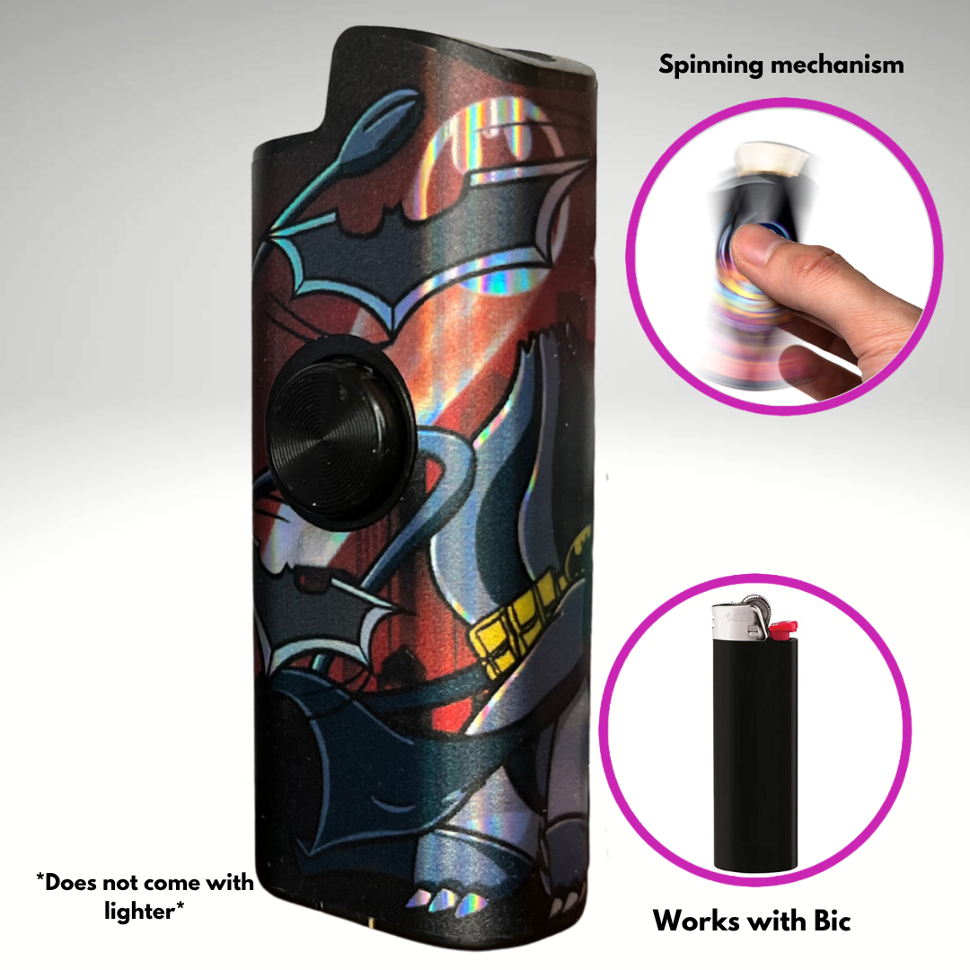 Fidget Spinner Lighter Case (The Dark Bulb)