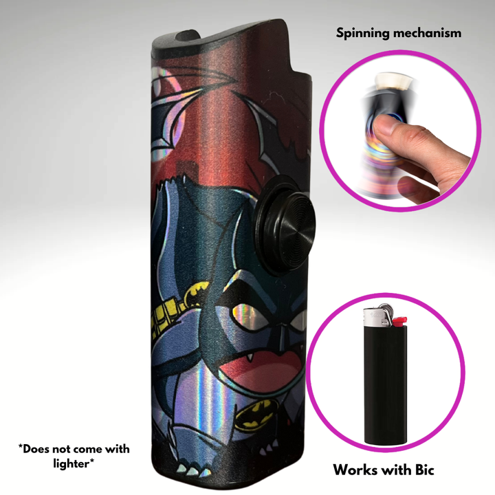 Fidget Spinner Lighter Case (The Dark Bulb)