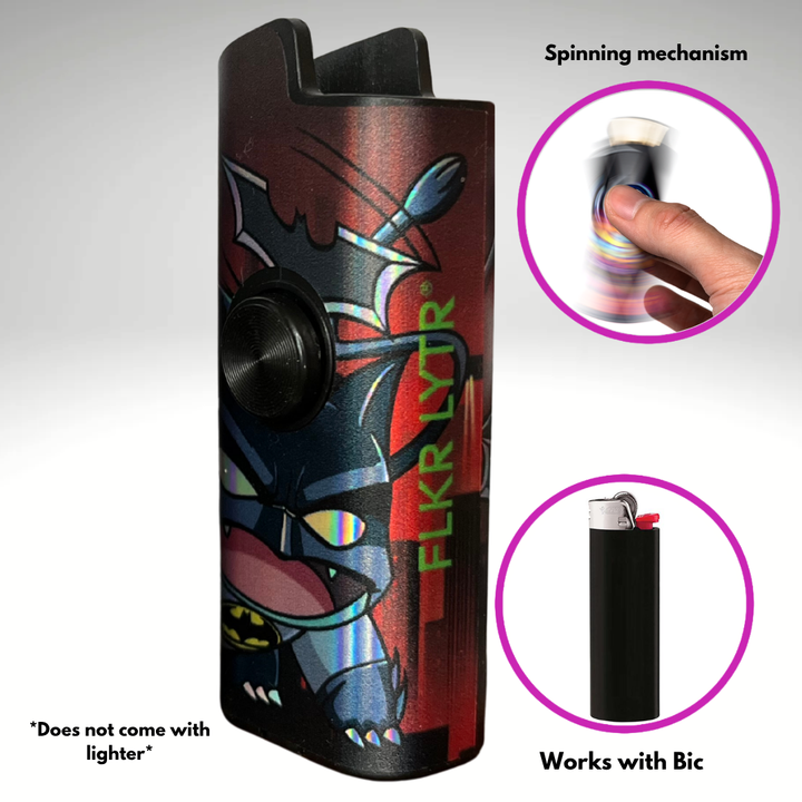 Fidget Spinner Lighter Case (The Dark Bulb)